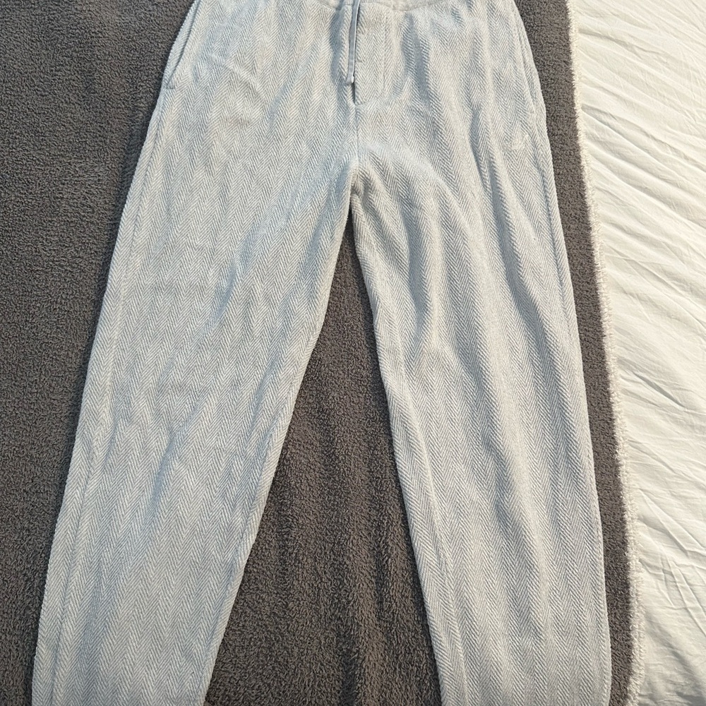 Kith Light Gray Ribbed Sweatpants